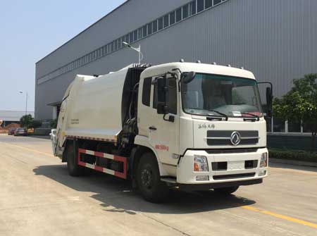 专威牌HTW5160ZYSD型东风天锦压缩式垃圾车